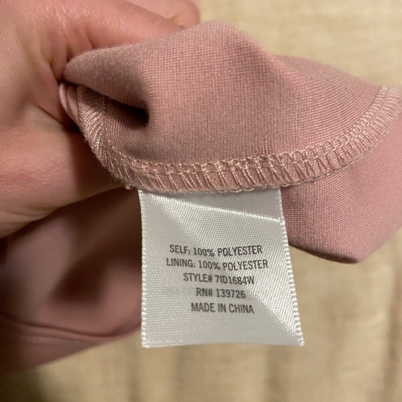 miami | Burnt rose off-the shoulder dress | size S - Picture 4 of 6